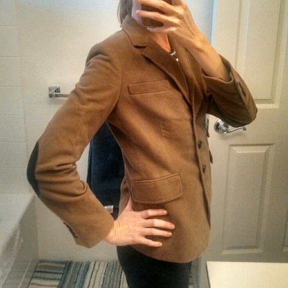 Brown Banana Republic Blazer with Elbow Patches