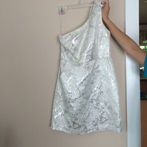 White and Silver Dress