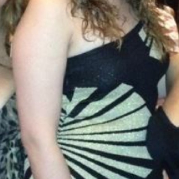 One strap bebe dress