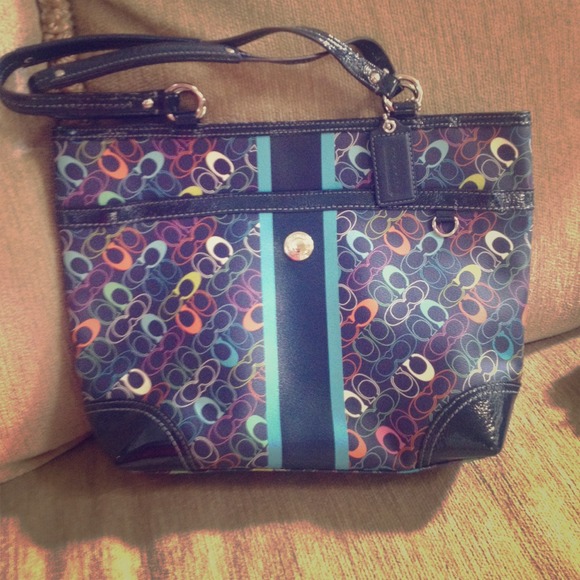 🚫🚫SOLD🚫🚫Coach Navy Blue tote