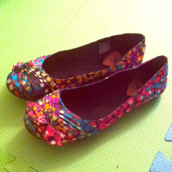 Colorful ballet flat ( purple, blue, green, pink)