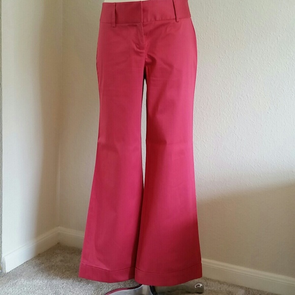 Pink Wide Leg Trouser Pants