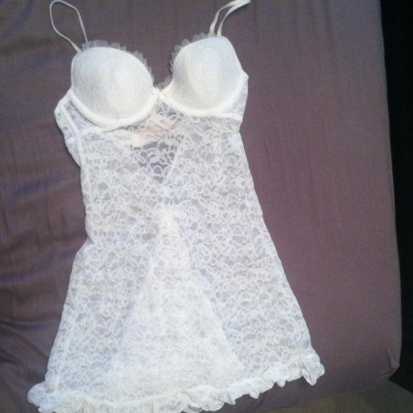 Victoria secret lace nighty lingerie