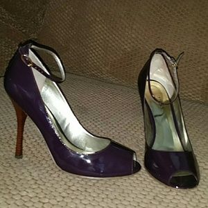 Patton Leather Peep Toe Pump