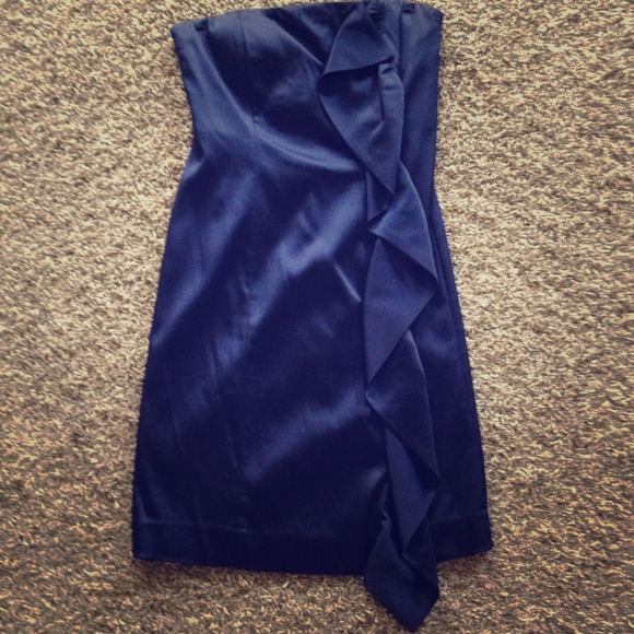 Navy cocktail dress