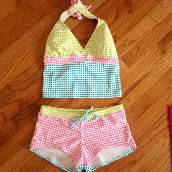 HEART BATHING SUIT 😍