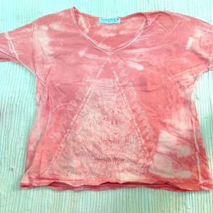 Tie die Aztec t shirt