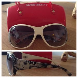 Miss Sixty Beige & Black Sunglasses