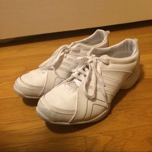 Adidas White Cheer Shoes