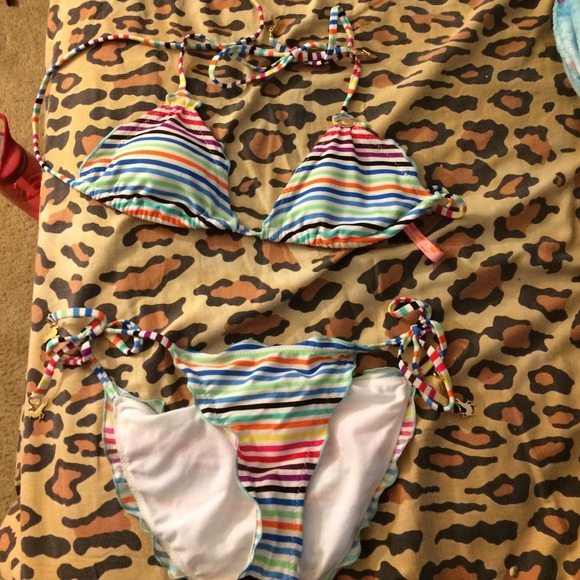 Gorgeous rainbow swimsuit