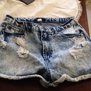 Acid washer shorts
