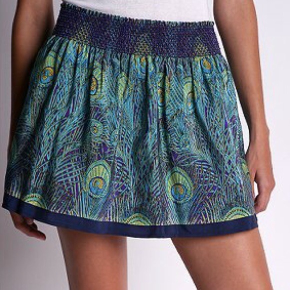 Urban Outfitters Dresses & Skirts - Item of the Week! Silk peacock skirt