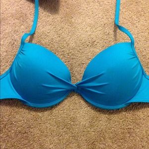 Blue VS bikini top.