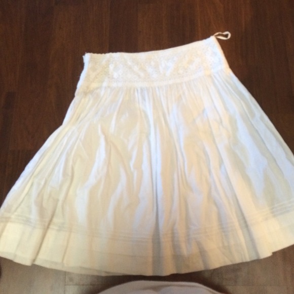 White skirt