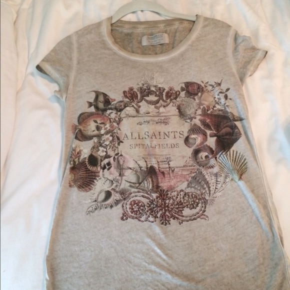 All Saints Graphic T-Shirt