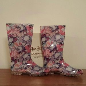 Coach Poppy Rain Boots