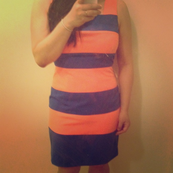 Andrew Marc Stripe Dress