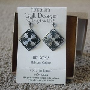 Hawaiian Quilt Designs earrings