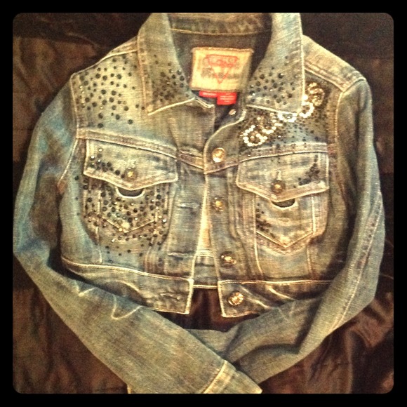 Guess Denim - Guess cropped denim jacket