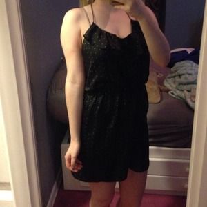 Black and white polka for dress