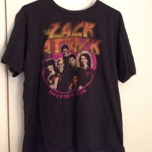 Vintage Zack Attack shirt. Saved By The Bell