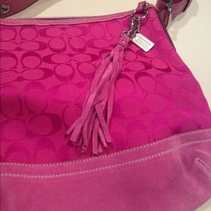 Hot pink Coach purse - BRAND NEW!