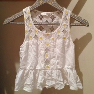 LF daisy crop top (millau) NEVER WORN