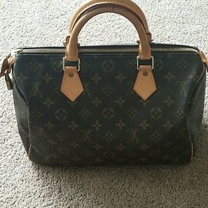 Louis Vuitton LG Speedy 35 Purse 100% authentic