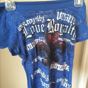 "Love Royalty" Sheer Tee