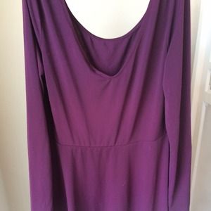 H&M Plum Skater Dress