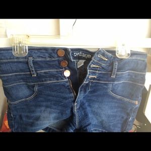 High Waisted Denim Shorts