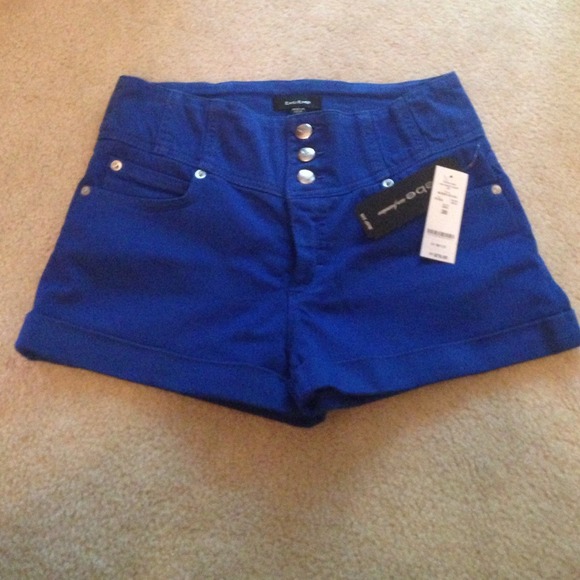 Royal blue bebe shorts