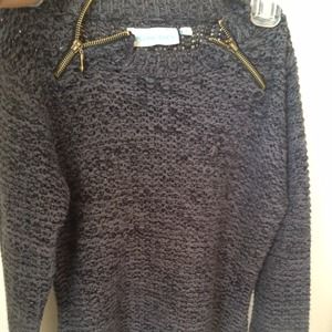 Knit Sweater...With Zippers!!!