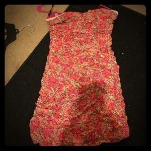 Forever 21 fitted floral dress..