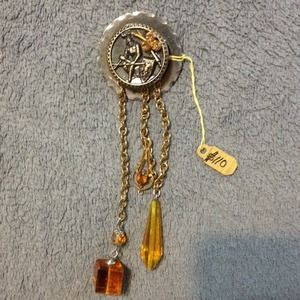 Bronze Renaissance Styled Brooch