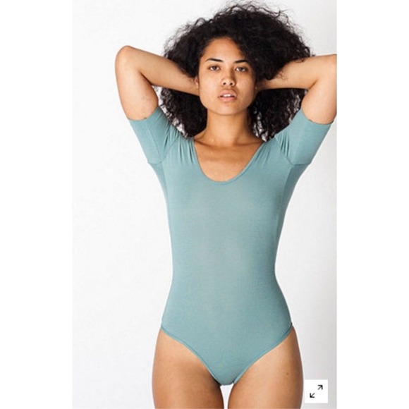 American Apparel Cotton Spandex Leotard/Bodysuit