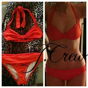 SALE-Burnt Orange -J.Crew - Bathing Suit