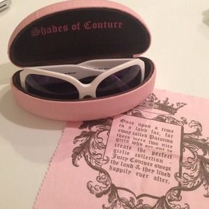 White Juicy Couture sunglasses