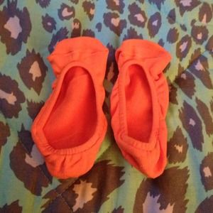 3 pack no show socks white pink orange NWOT