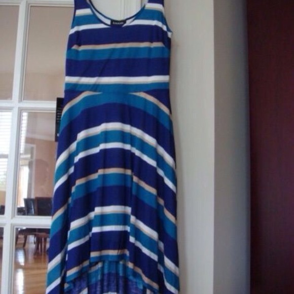 🚫🚫🚫 SOLD 🚫🚫🚫Bebe Hi Low Dress - Picture 4 of 4