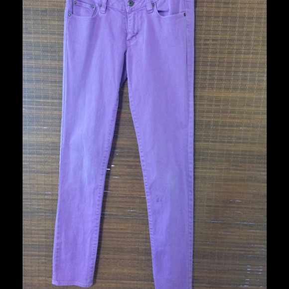 Purple jeans