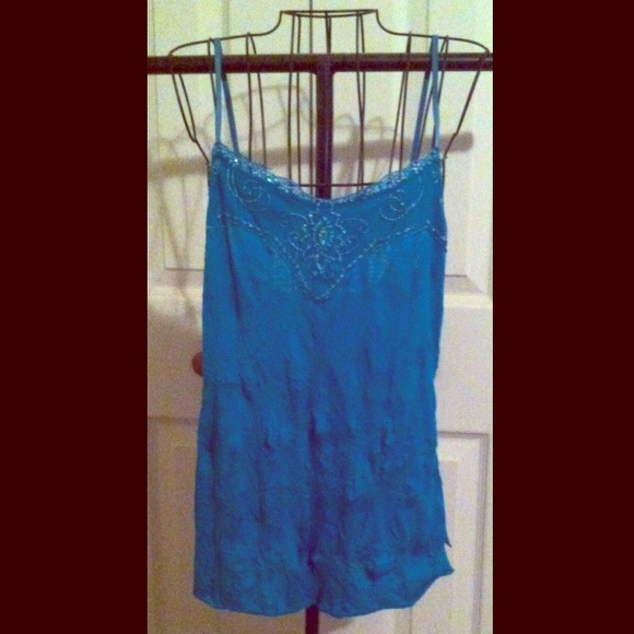 Spaghetti strap party shirt