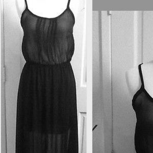 Brandy Melville nero maxi dress Rare!