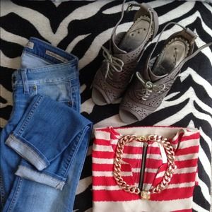 Naughty Monkey Grey Perforated Sandal