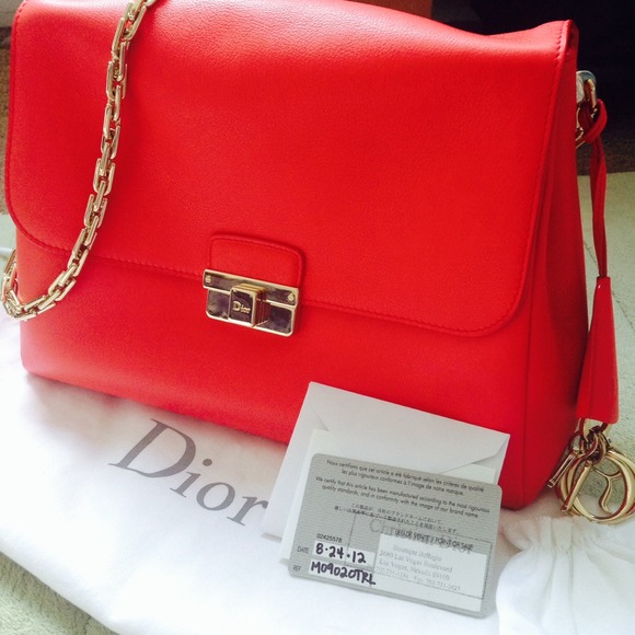 Authentic Christian Dior Geranium Diorling Large❤️ - Picture 2 of 4