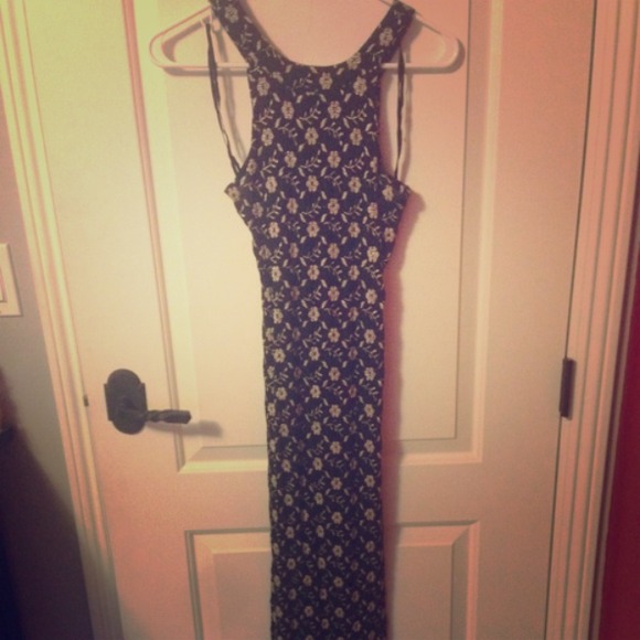 Elegant black & gold dress - FREE PEOPLE