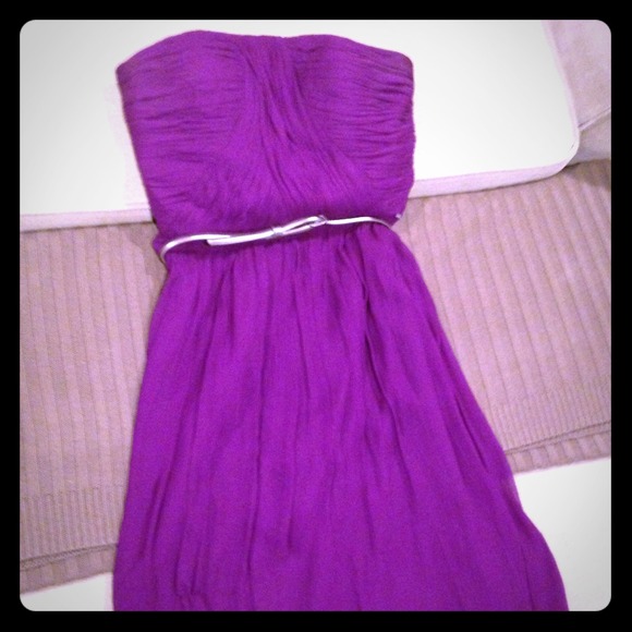 Strapless Dress w/ Belt