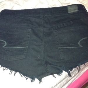 Black high waisted shorts