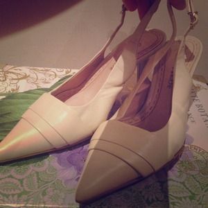 White heels, worn couple of times