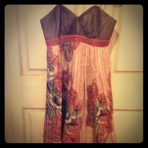 BCBG empire waist tube top dress